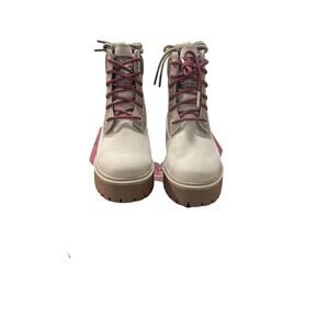 Timberland Women's Stone Street - White Nubuck - Size: 7.5